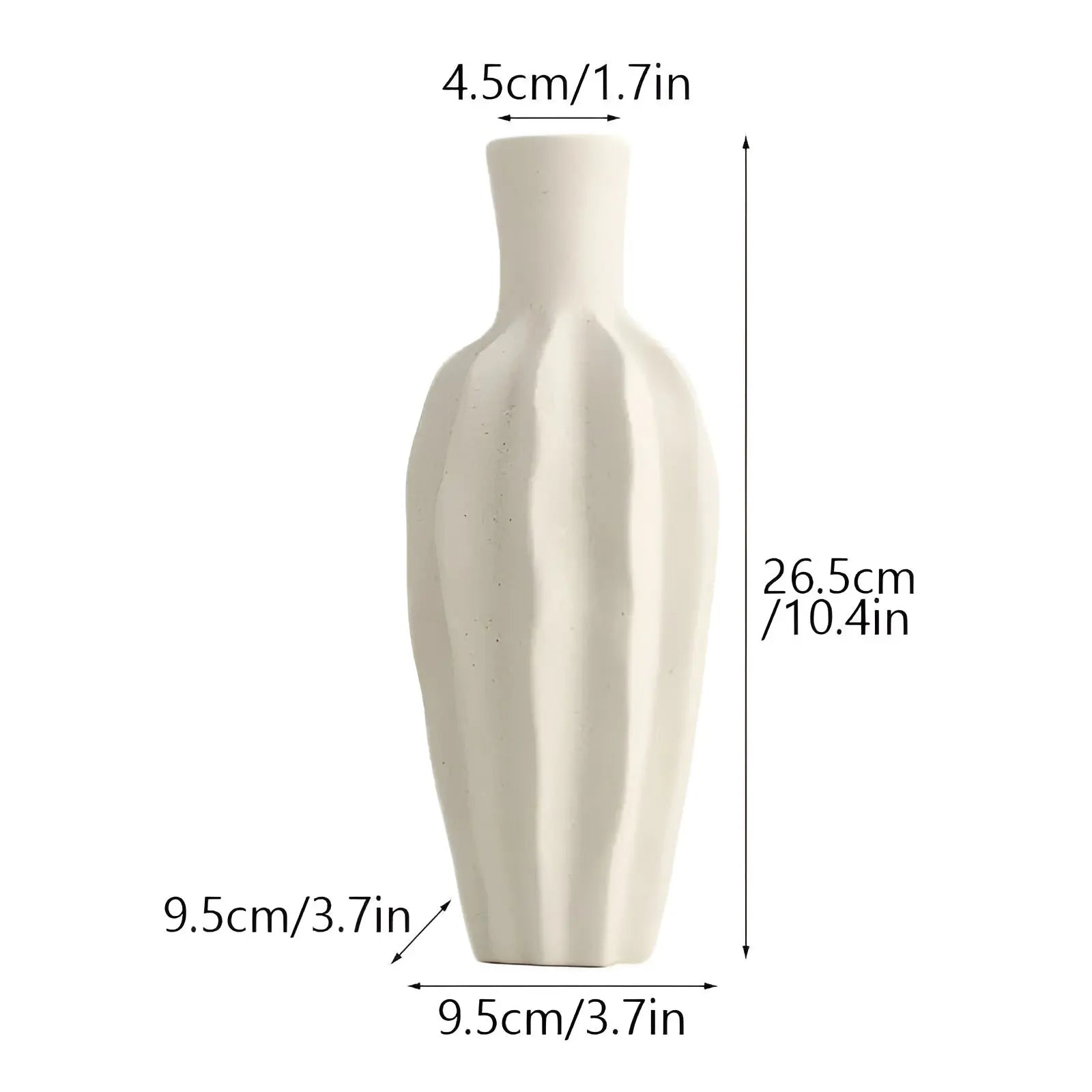 Elysian Bloom Minimalistische keramische Vase