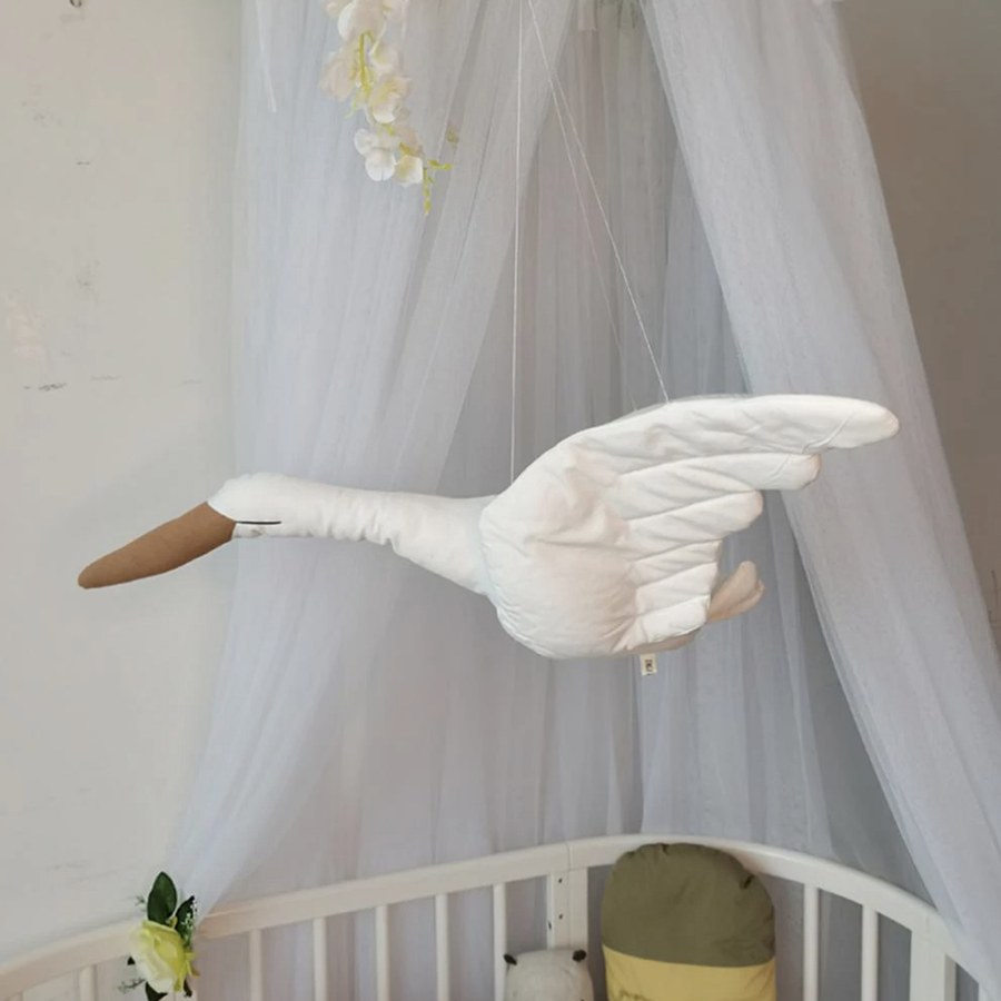 SereniFly - Elegante schwebende Schwane für friedliche Innenräume