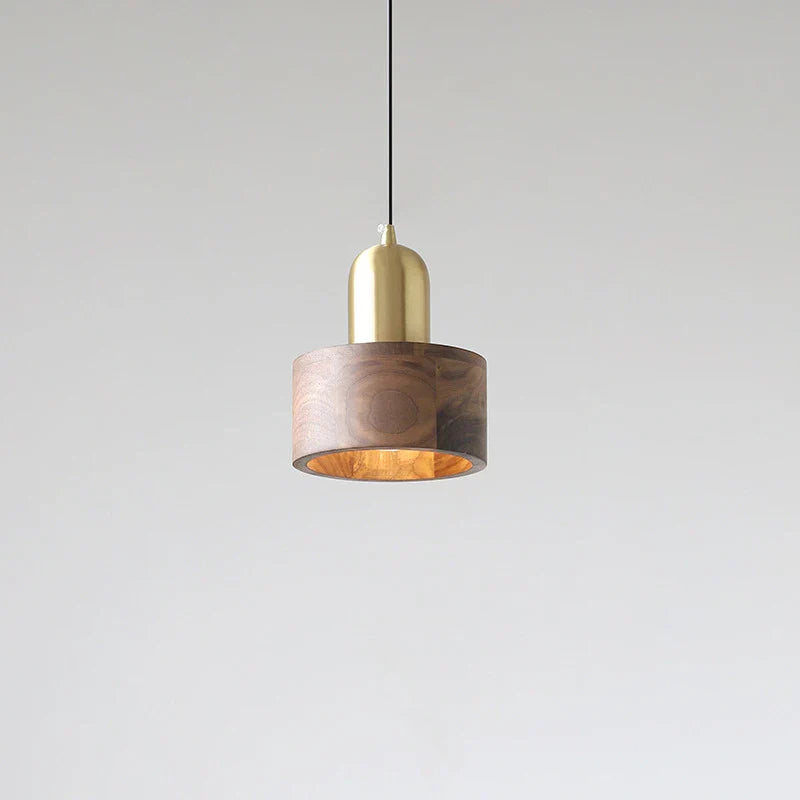 NordicLuxe Pendelleuchte – Elegante Holzbeleuchtung aus Walnuss für eine Gemütliche Atmosphäre