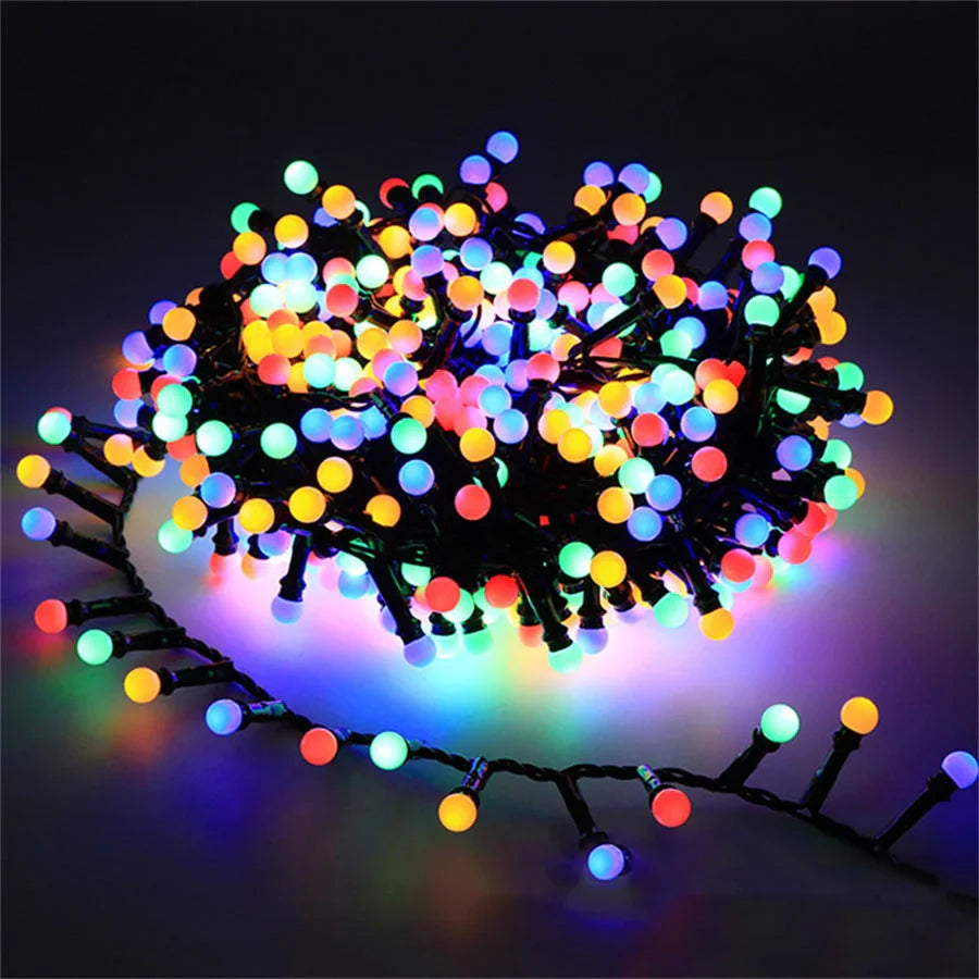 Runde Ball-LED-Lichterkette