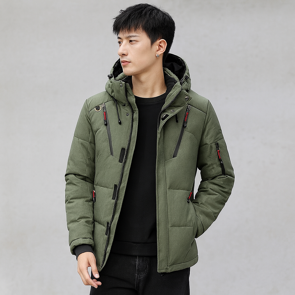 Wasserfeste Winterjacke mit warmem Futter für Herren | Joris