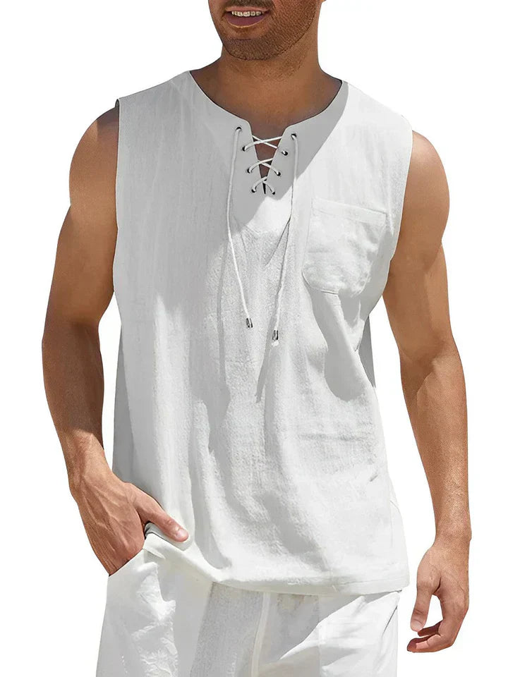 Geo - Bequeme Sommer-Tanktop für Männer