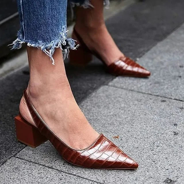 Malene - Legere Slingback-Schuhe mit rutschfester Zehenpartie