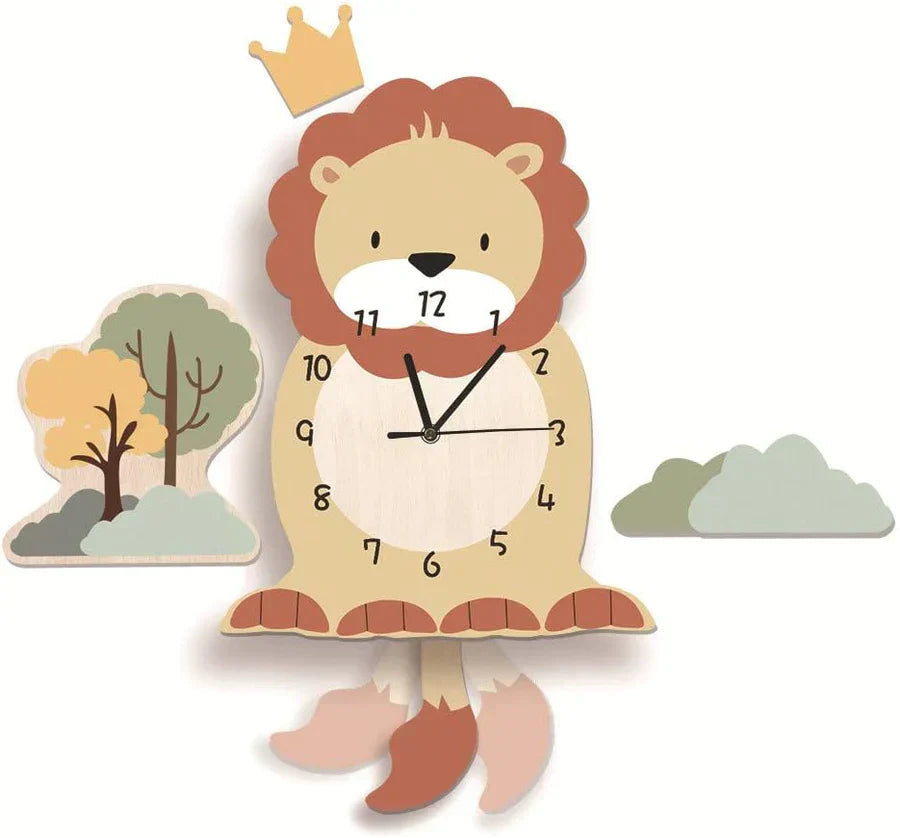 WildTime - Künstlerische Tierwanduhr