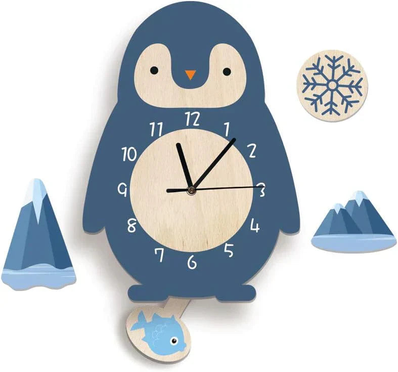 WildTime - Künstlerische Tierwanduhr
