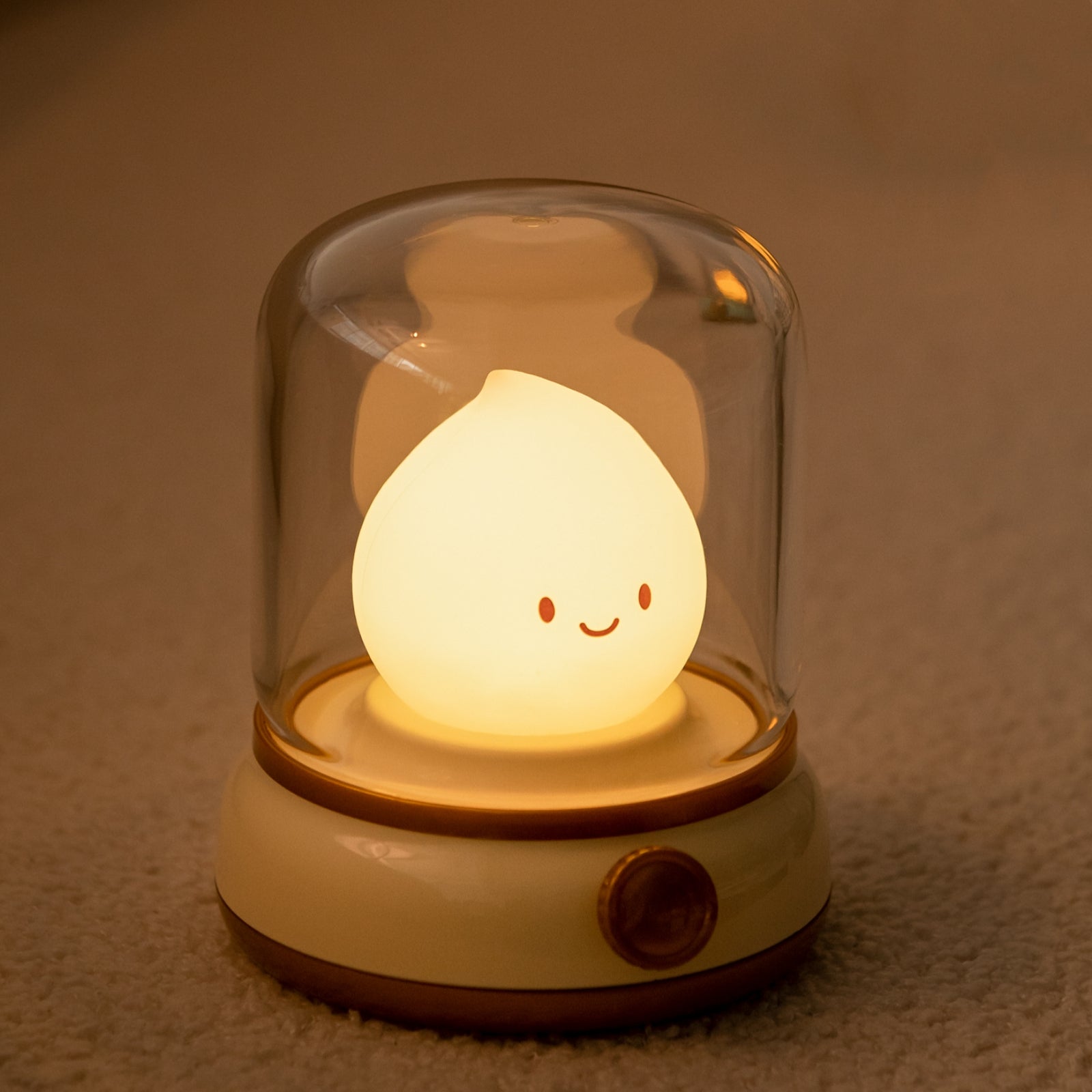 FlameFlicker - Mini wiederaufladbare Tischlampe mit Glüheffekt