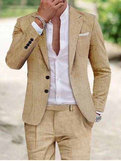Johan - Stil Herrenhemd aus Leinen - Sommerlich Elegant