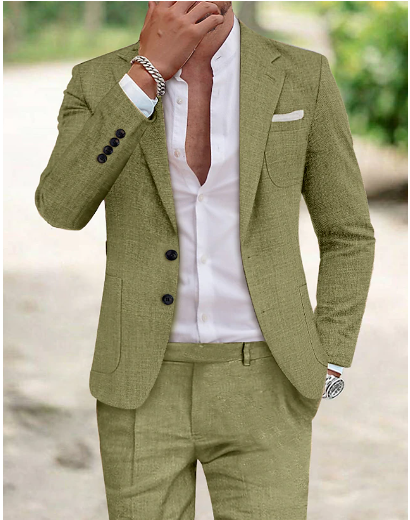 Johan - Stil Herrenhemd aus Leinen - Sommerlich Elegant