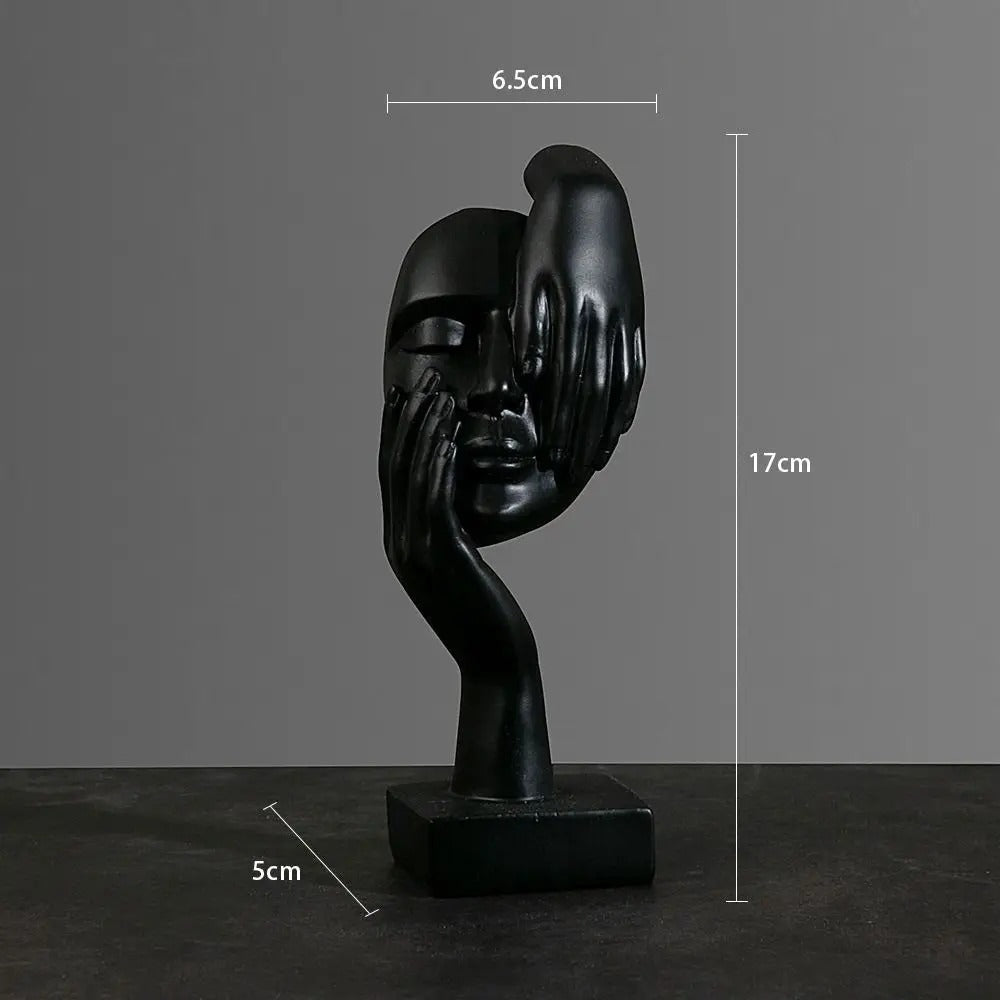 NordicMuse Abstrakte Gesichts Skulptur