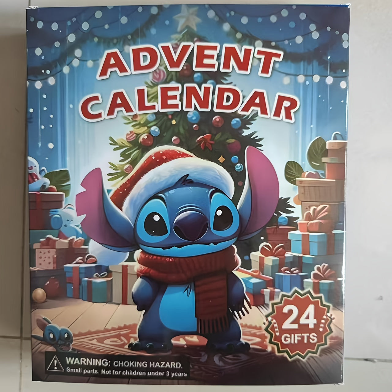 Stitch Adventskalender Spielset | 24-teiliges interaktives Feiertagsüberraschungsspiel