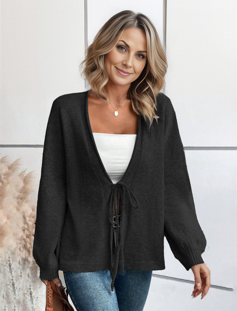 AutumnTrend® Trendy Dunkler Cardigan