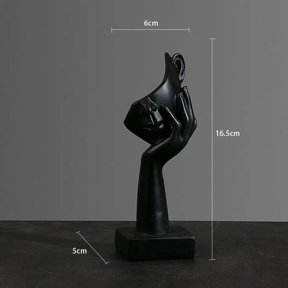 NordicMuse Abstrakte Gesichts Skulptur