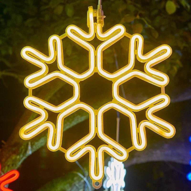 SnowGlow LED Schneeflockenbeleuchtung – Magisches Glühen für eine bezaubernde Atmosphäre