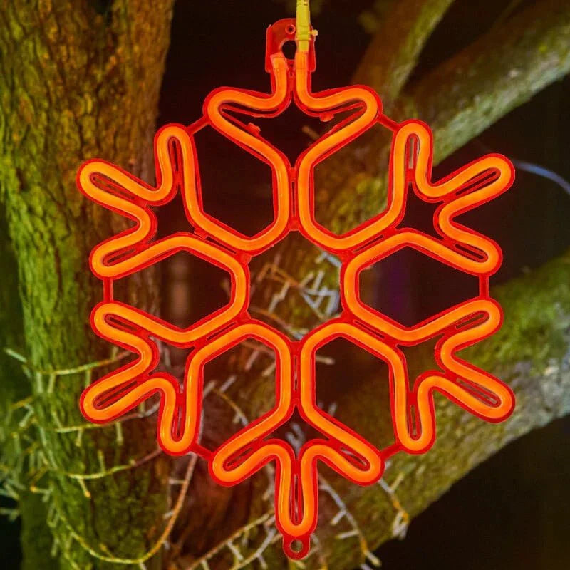 SnowGlow LED Schneeflockenbeleuchtung – Magisches Glühen für eine bezaubernde Atmosphäre