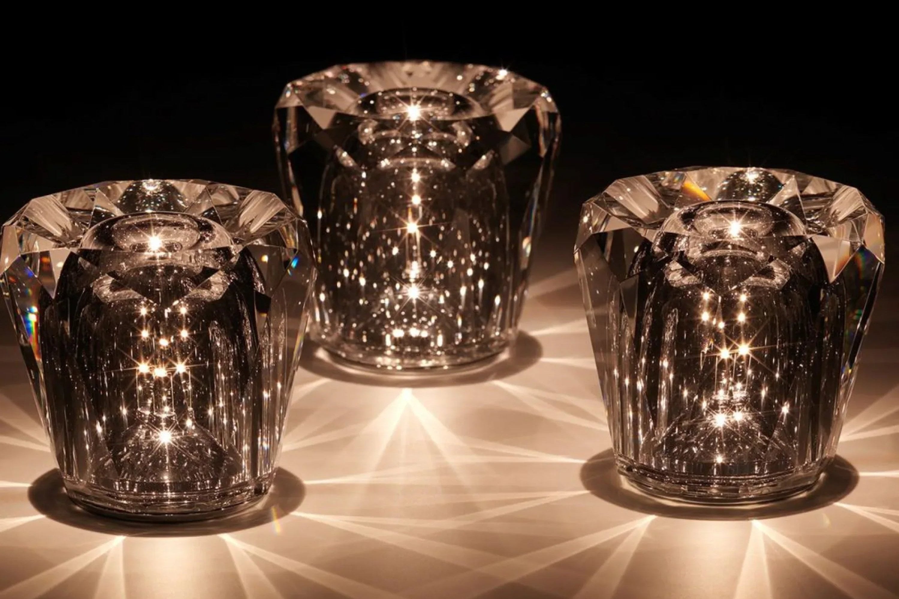 LED-Kristall-Lampe Diamond Glow