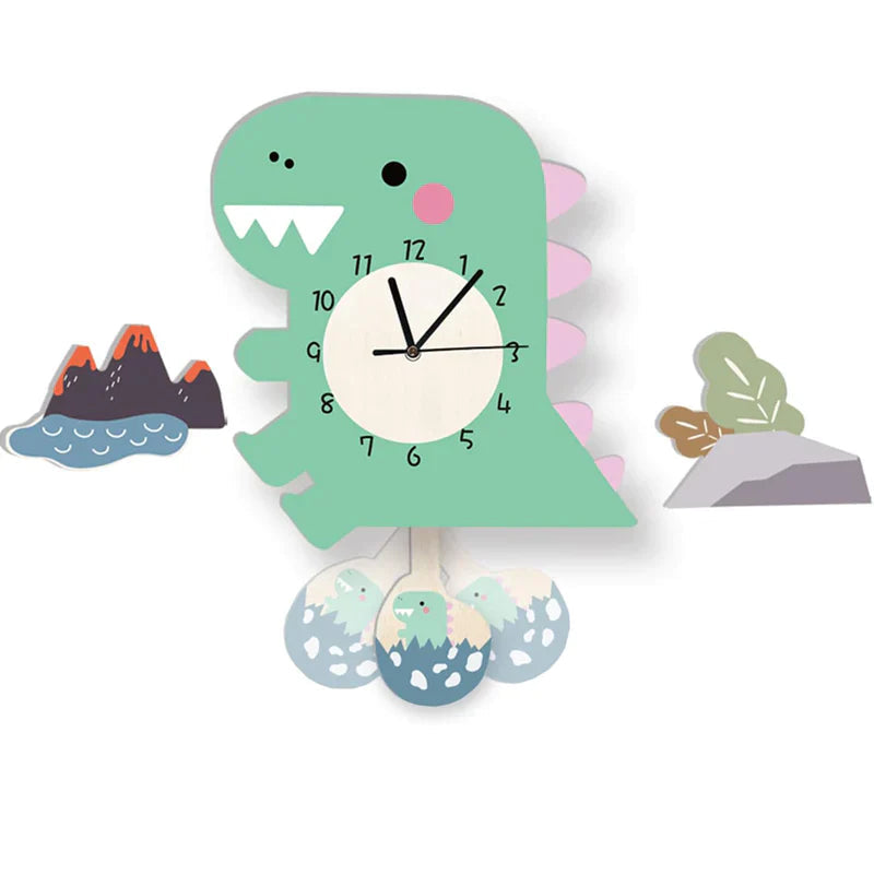 WildTime - Künstlerische Tierwanduhr