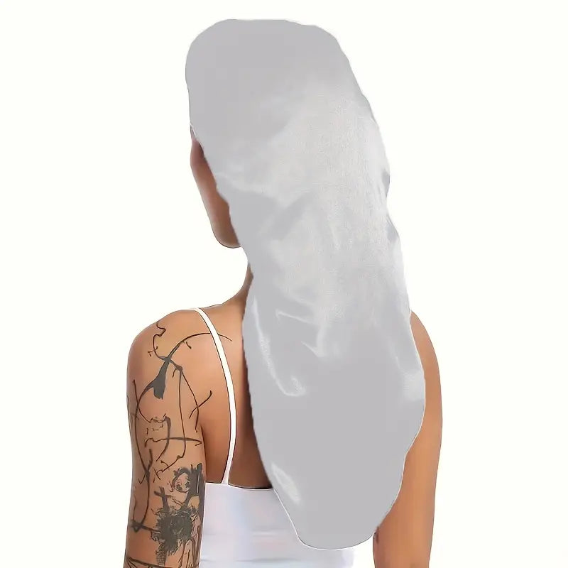 Elina Seide Nachtmütze – Extra Große Satinhaube zum Haarschutz | 1+1 Gratis