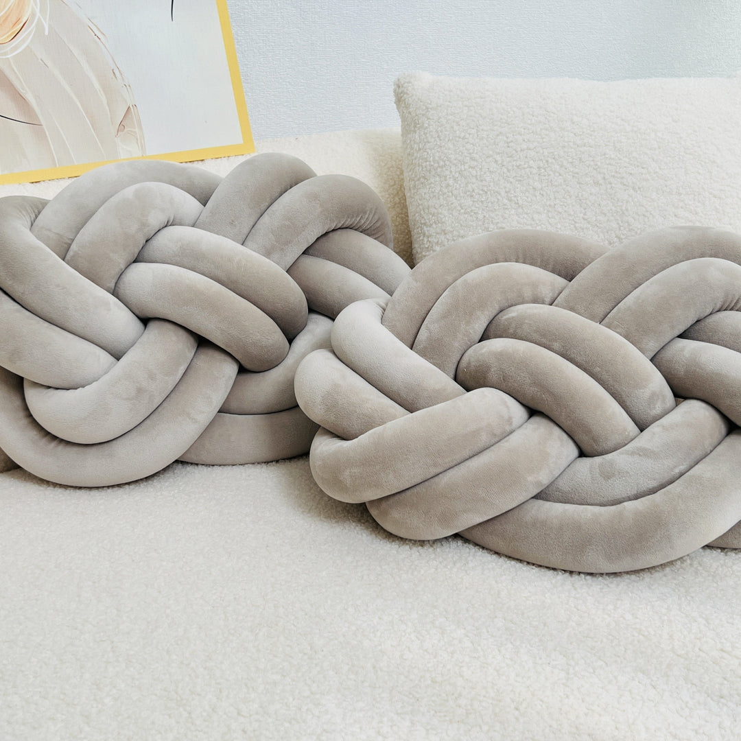 CozyPlush Set mit 2 Plüsch Dekokissen – Weiche Eleganz für Ihr Zuhause