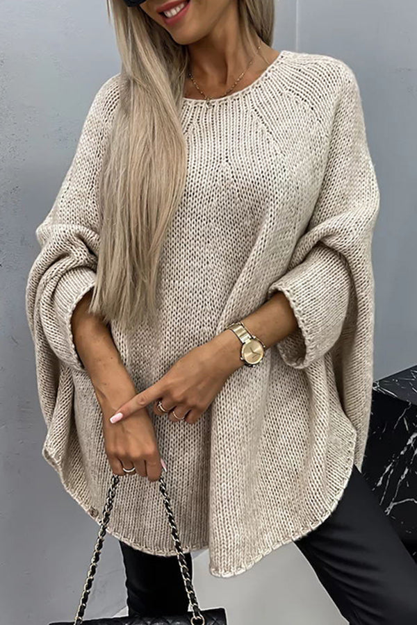 Lauren - Lockere Strickpullover mit Rundhalsausschnitt