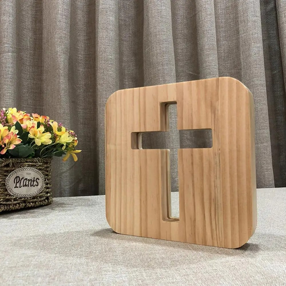 IlluminatedFaith – Minimalistische Kreuz-Nachtlampe