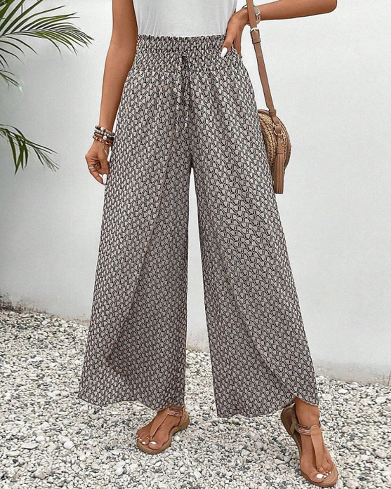 Maja Weite Beinhosen mit Geometrischem Druck