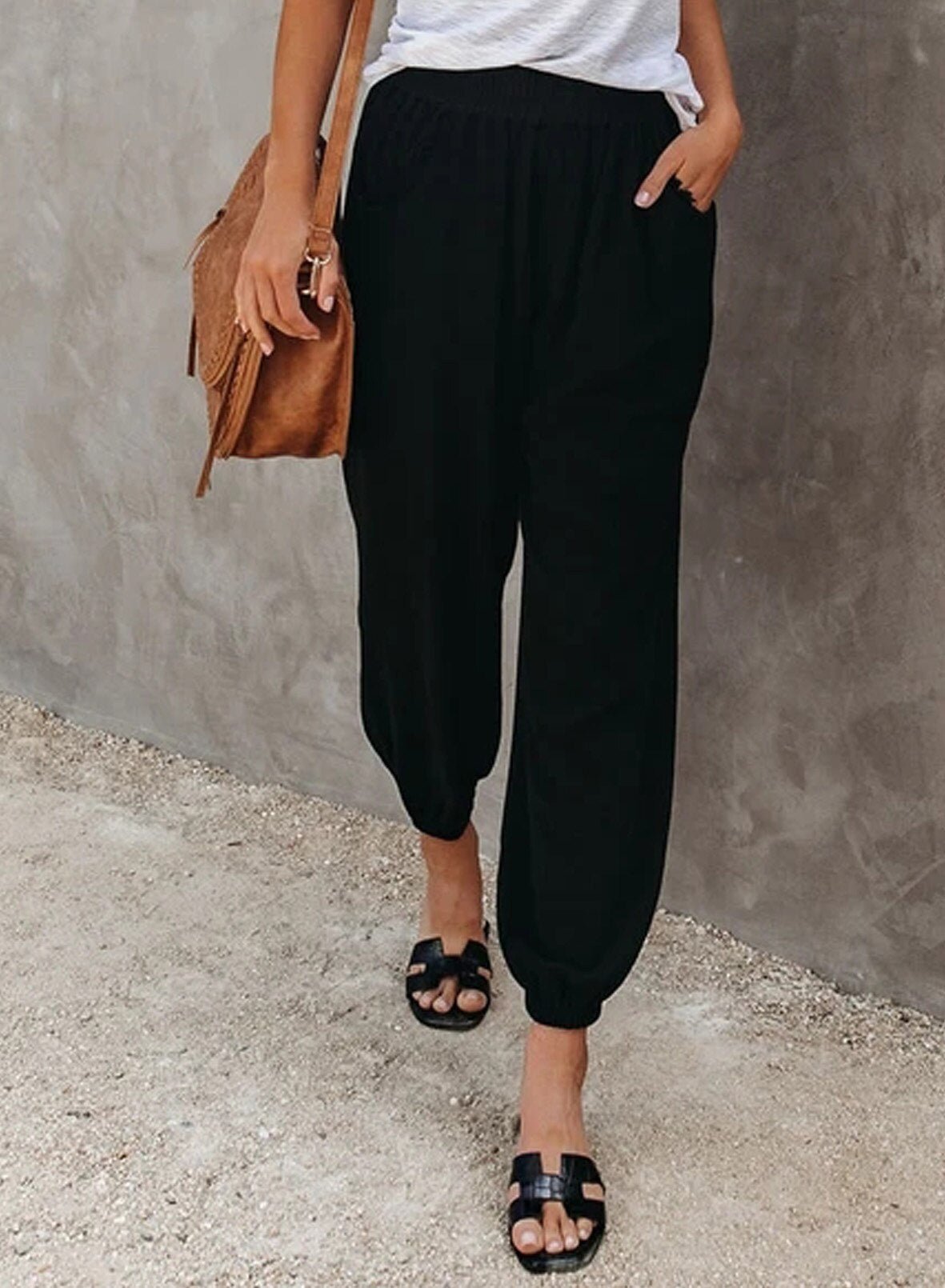 Belle - modische und bequeme Hose mit lockerer Passform
