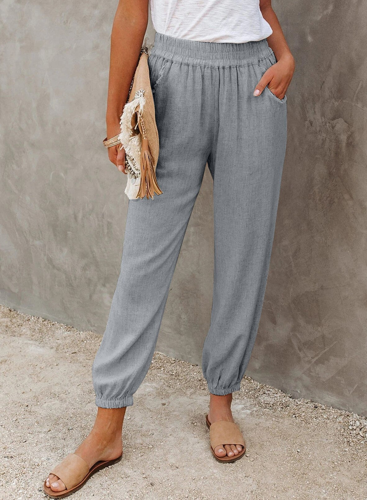 Belle - modische und bequeme Hose mit lockerer Passform