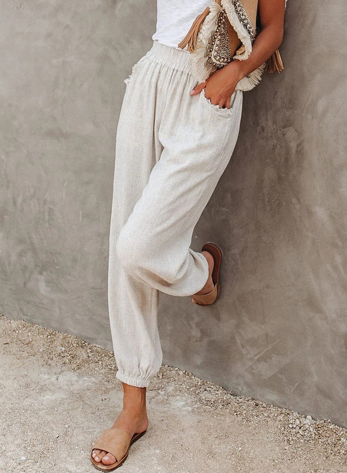 Belle - modische und bequeme Hose mit lockerer Passform
