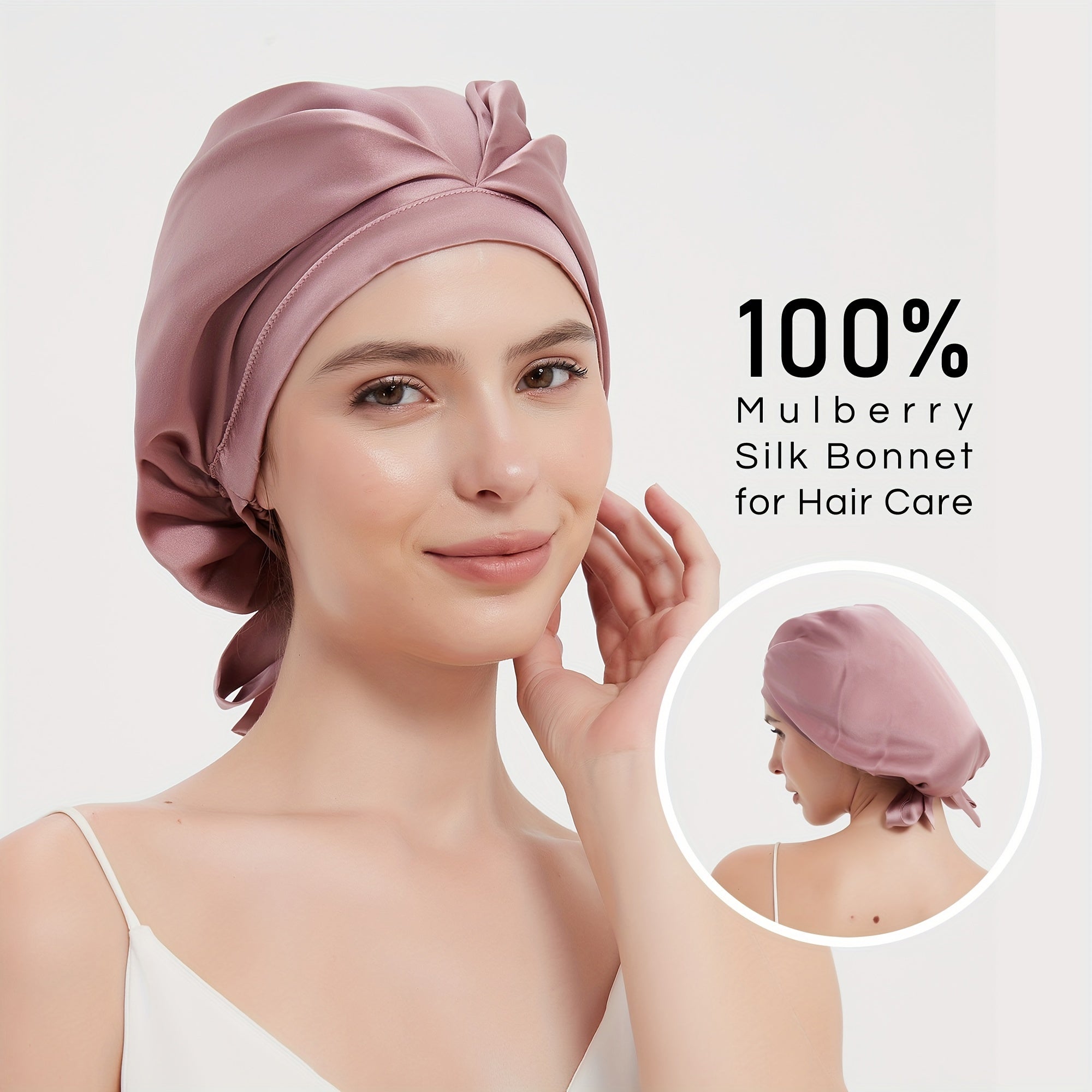 Cate | Leichter plissierter Haarnetz für das Schlafen