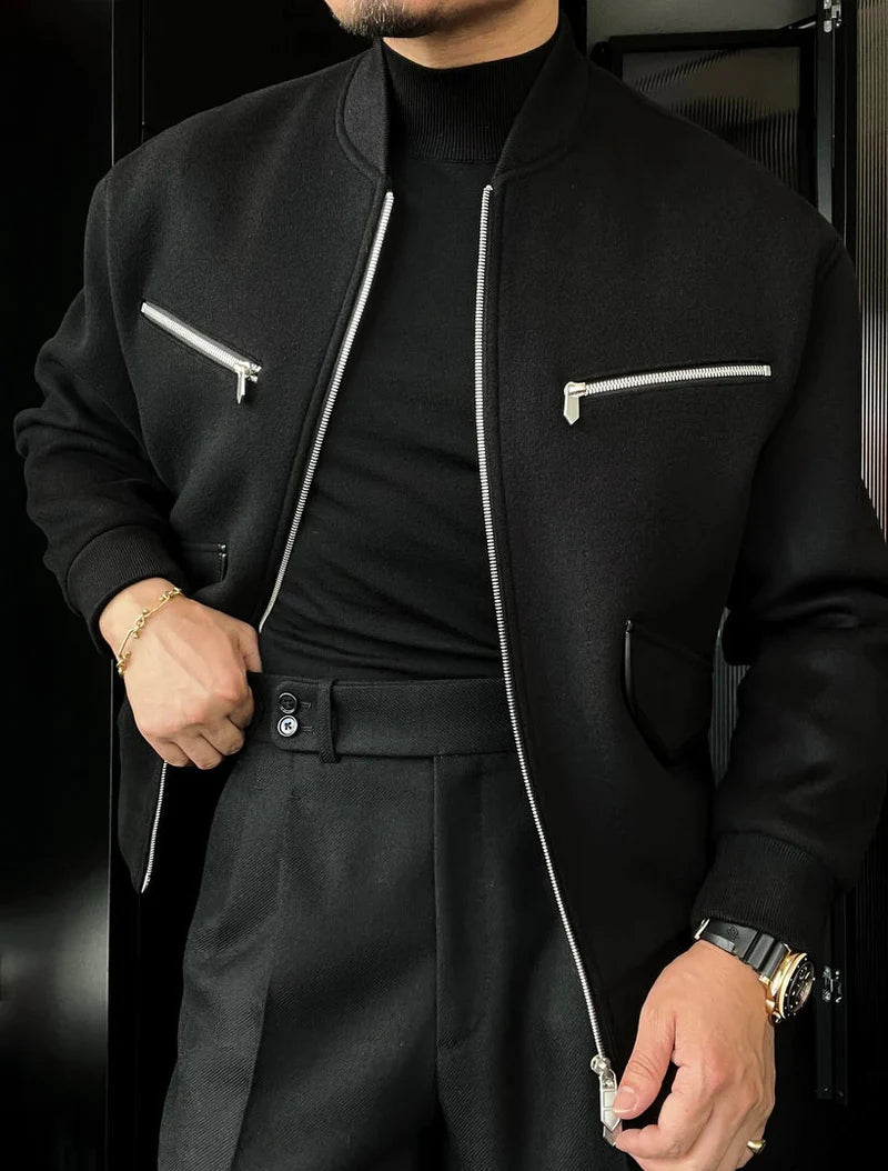 Ashton Freizeit Langarm-Reißverschlussjacke