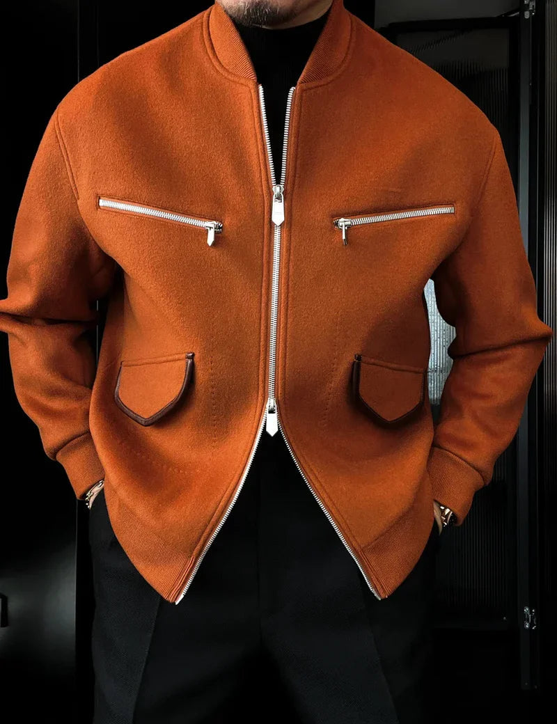 Ashton Freizeit Langarm-Reißverschlussjacke