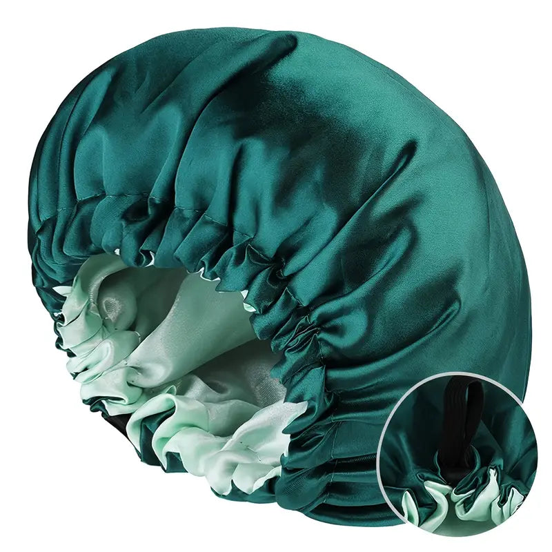 Sienna Satin Schlafhaube – Wendbar & Verstellbar Schlaf-Turban |1+1 Gratis