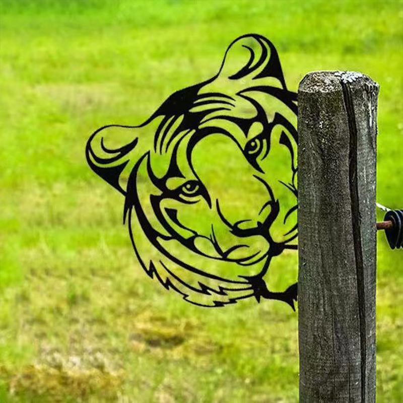 WildPost - Metall-Dyresilhuet-Zaunaufsätze