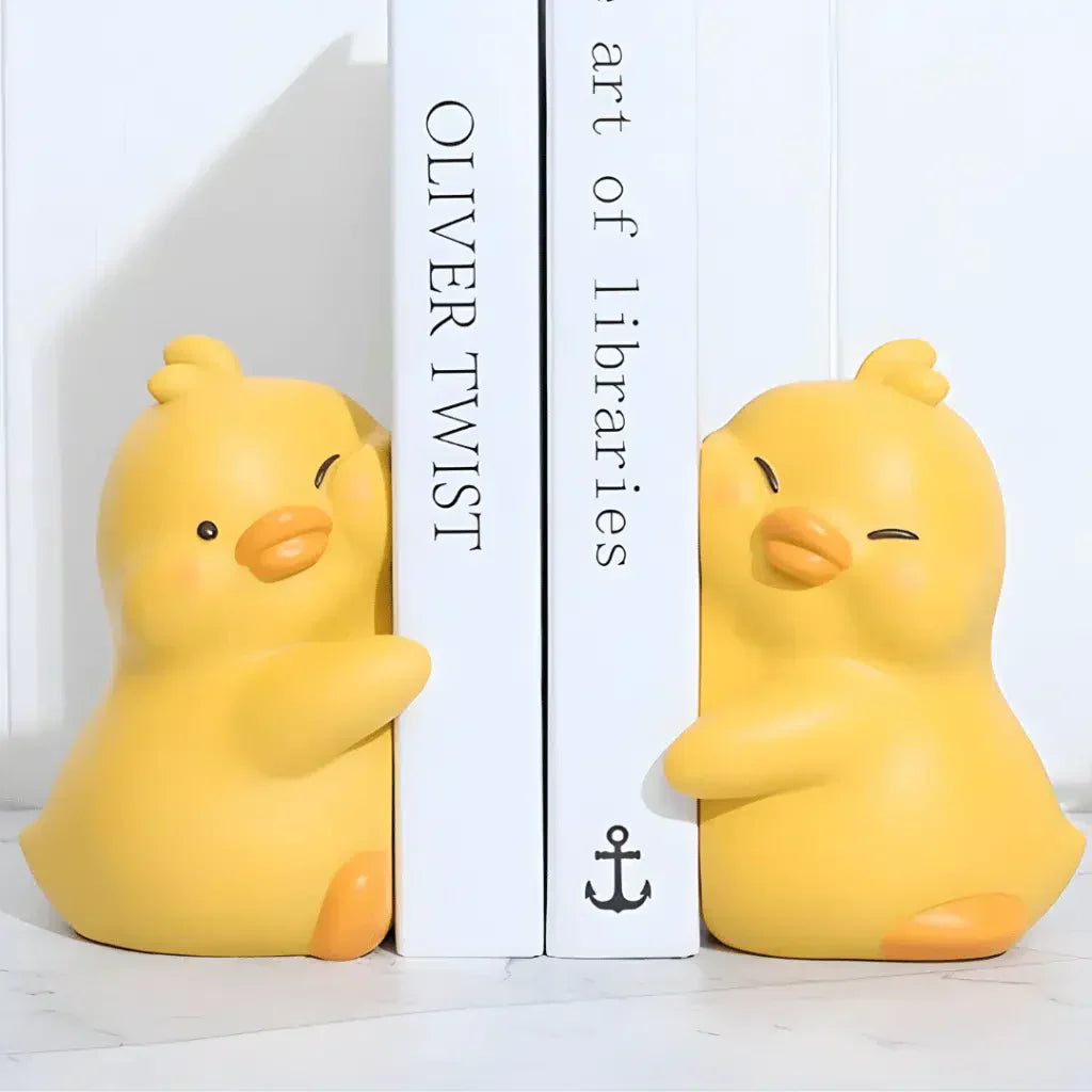 SweetNest – Füllige Buchstützen mit Vogelmotiv für gemütliche Räume