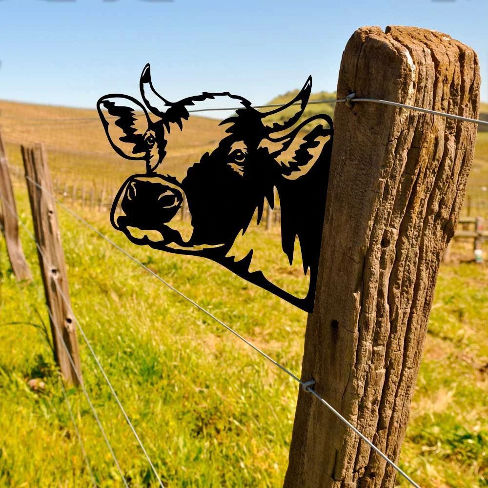WildPost - Metall-Dyresilhuet-Zaunaufsätze