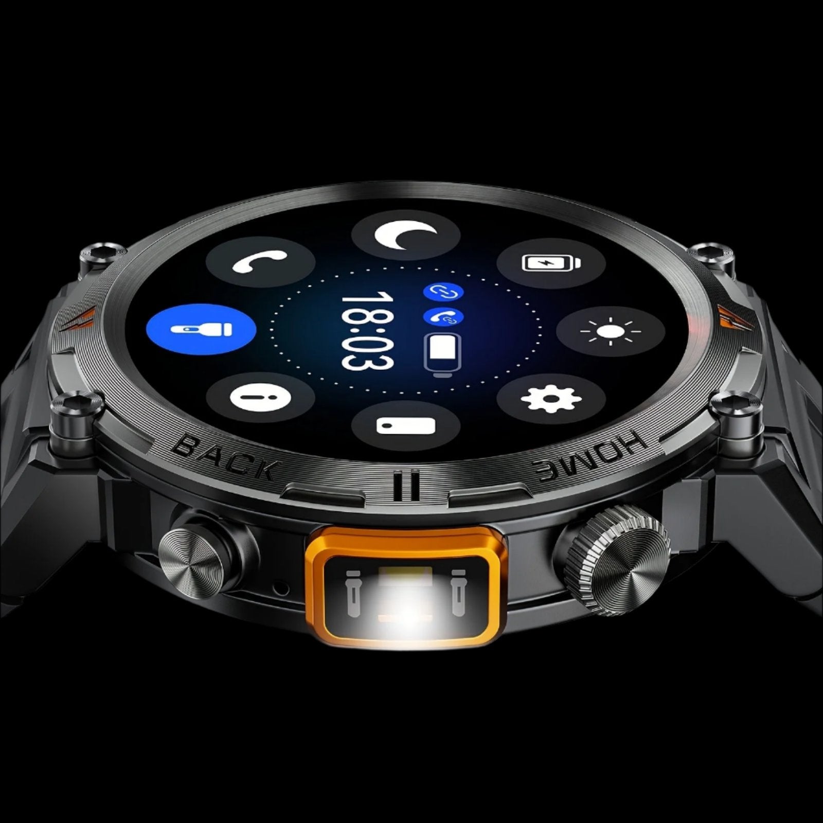 Leo - Taktische LED Fitness Smartwatch