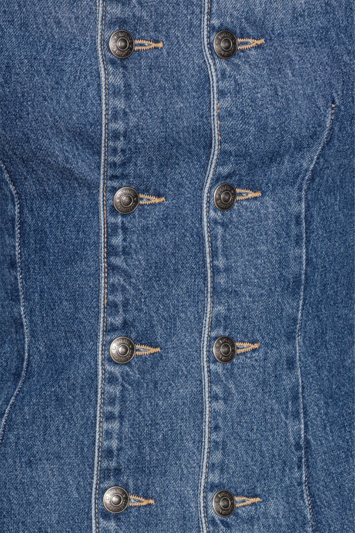 Daisy - Kleid mit Knopfdetails aus Denim