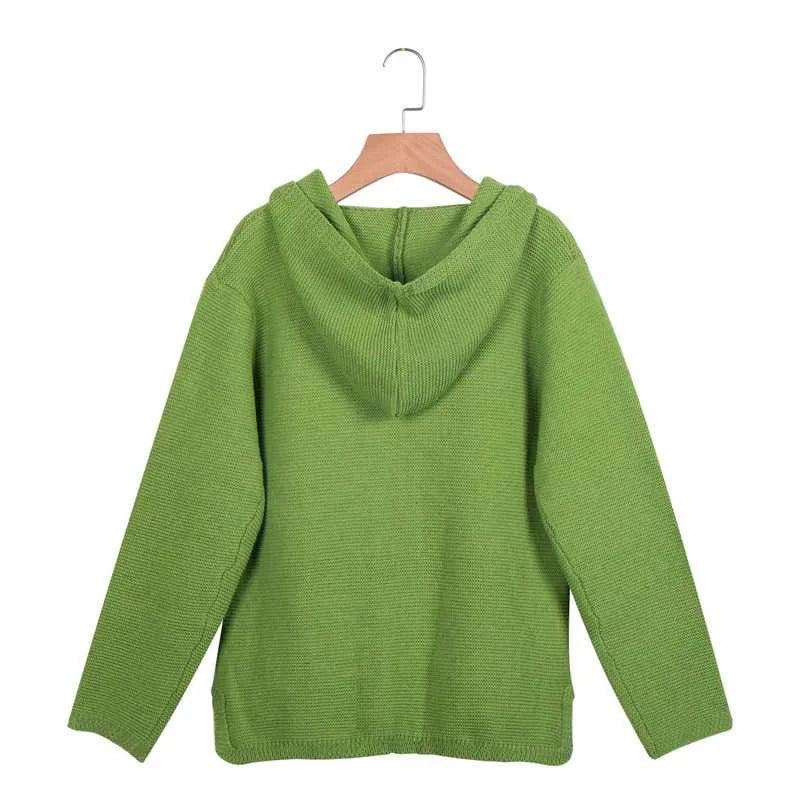 Emily gestrickte Jacke mit Knöpfen