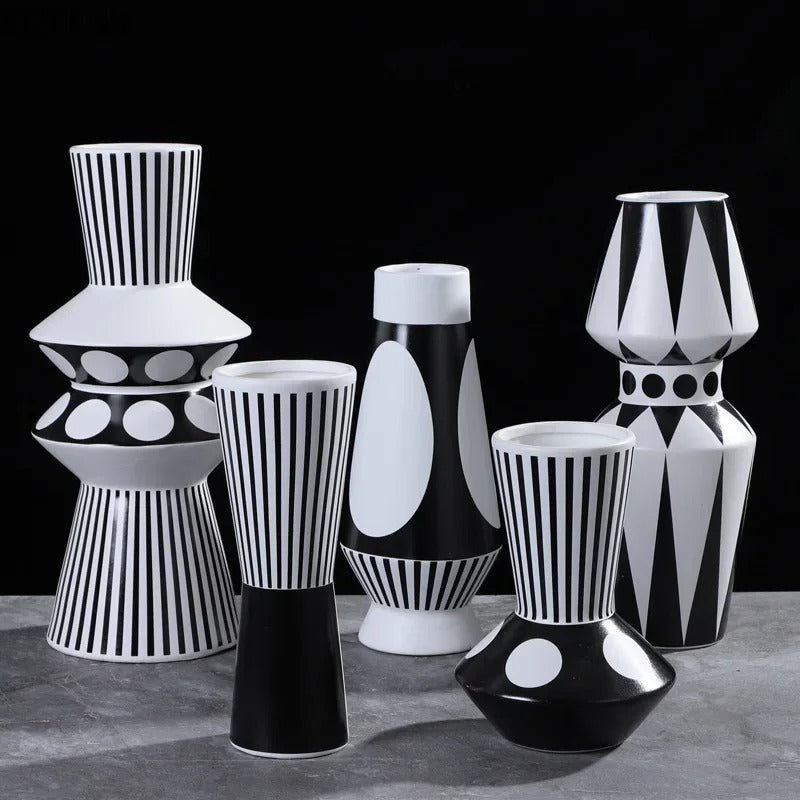 Moderne geometrische Vase