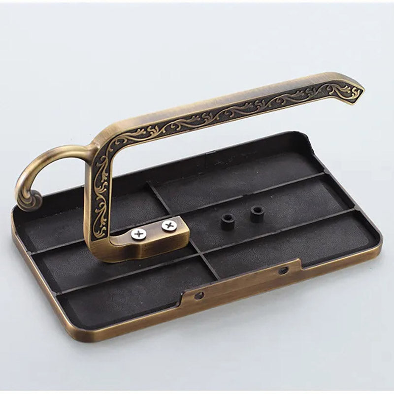 RegalHold - Toilettenpapierhalter im antiken Stil mit Regal