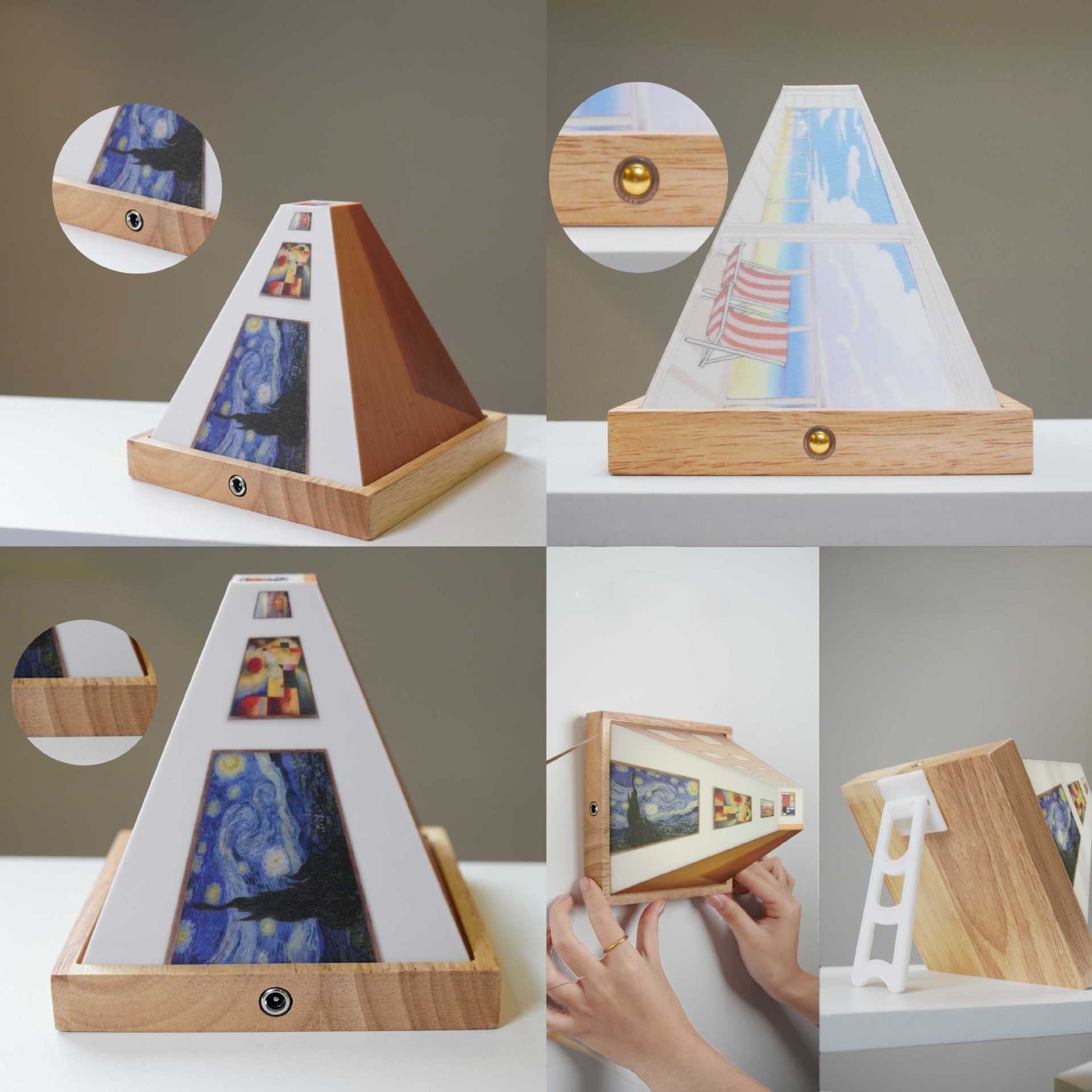 ArtGlow - 3D optische Illusions-Wandlampe