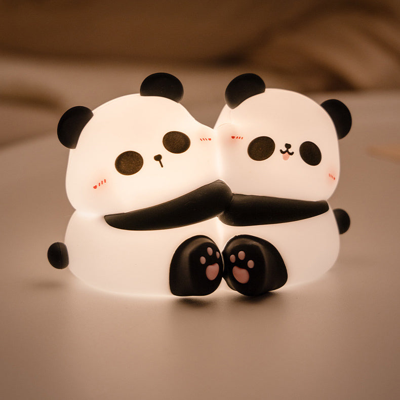 PandaGlow – Charmante LED Duo-Nachtlichter