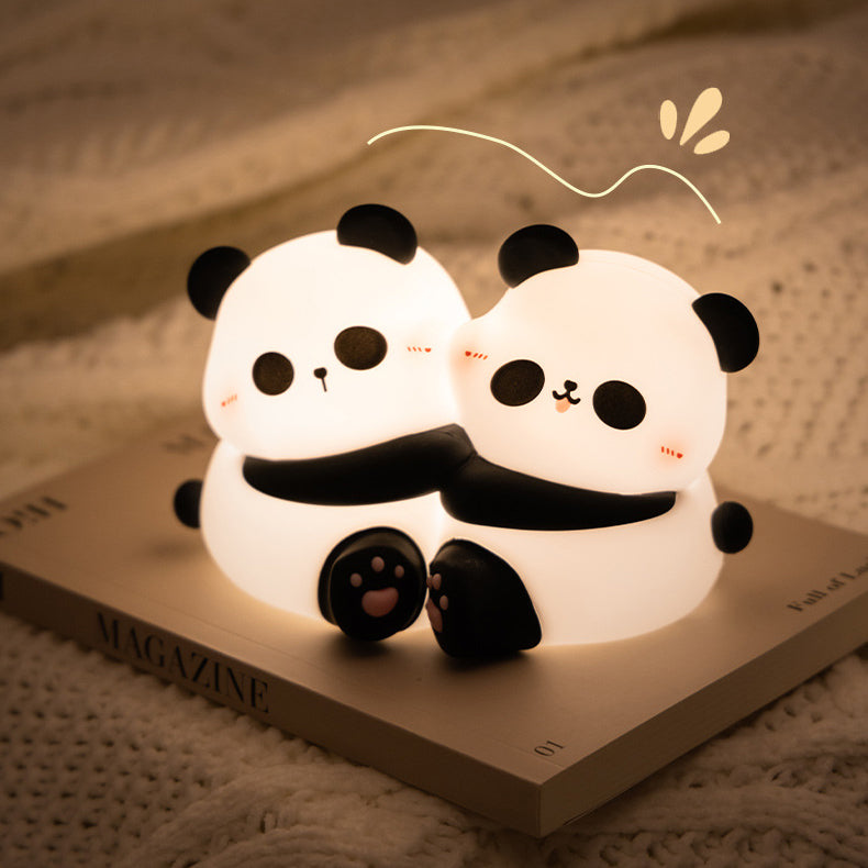 PandaGlow – Charmante LED Duo-Nachtlichter