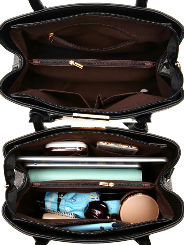 Veronica Schultertasche mit großer Kapazität