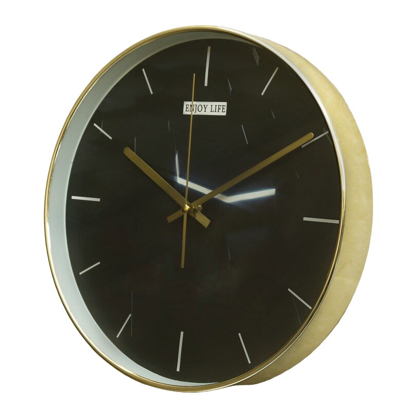 StoneGrace - Wanduhr aus künstlerischem Marmor