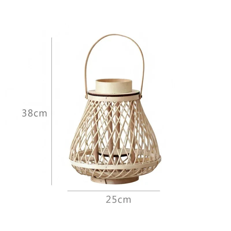 GlowWeave Boho Laterne