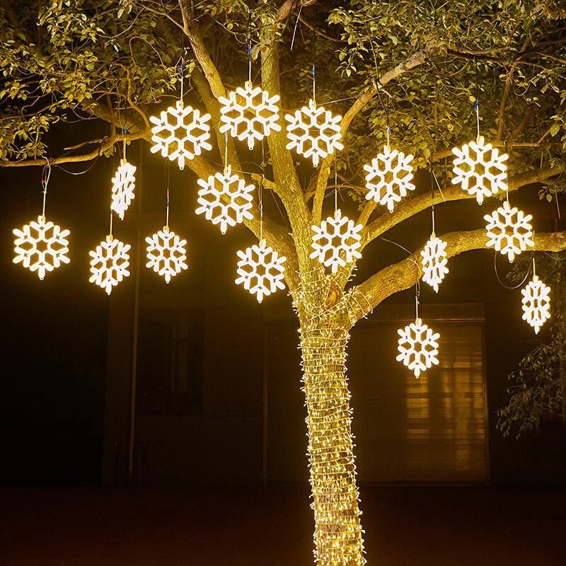 SnowGlow LED Schneeflockenbeleuchtung – Magisches Glühen für eine bezaubernde Atmosphäre