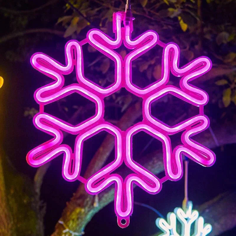 SnowGlow LED Schneeflockenbeleuchtung – Magisches Glühen für eine bezaubernde Atmosphäre