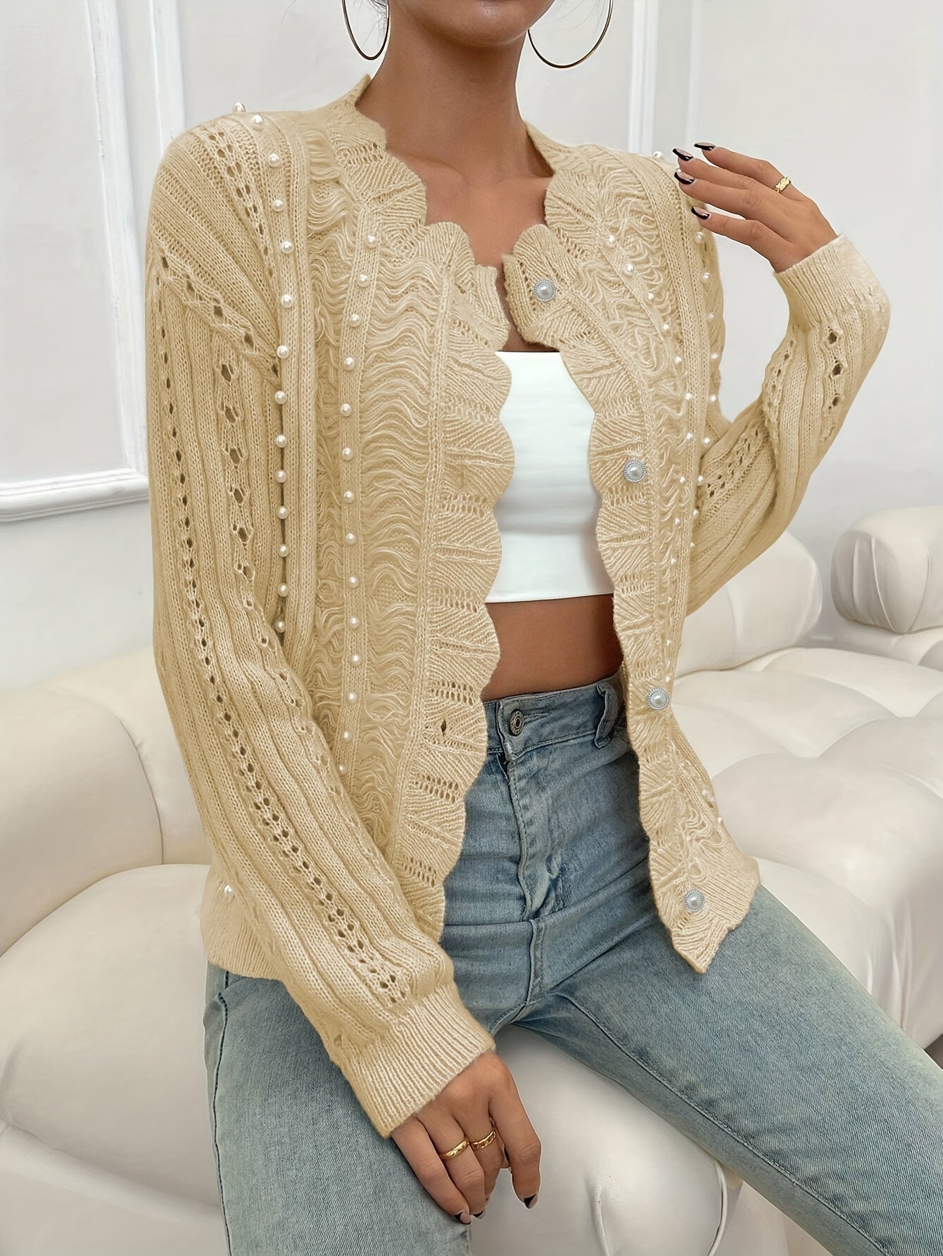 Sophia Chic Strickcardigan – Elegant und Stilvoll für Jeden Anlass