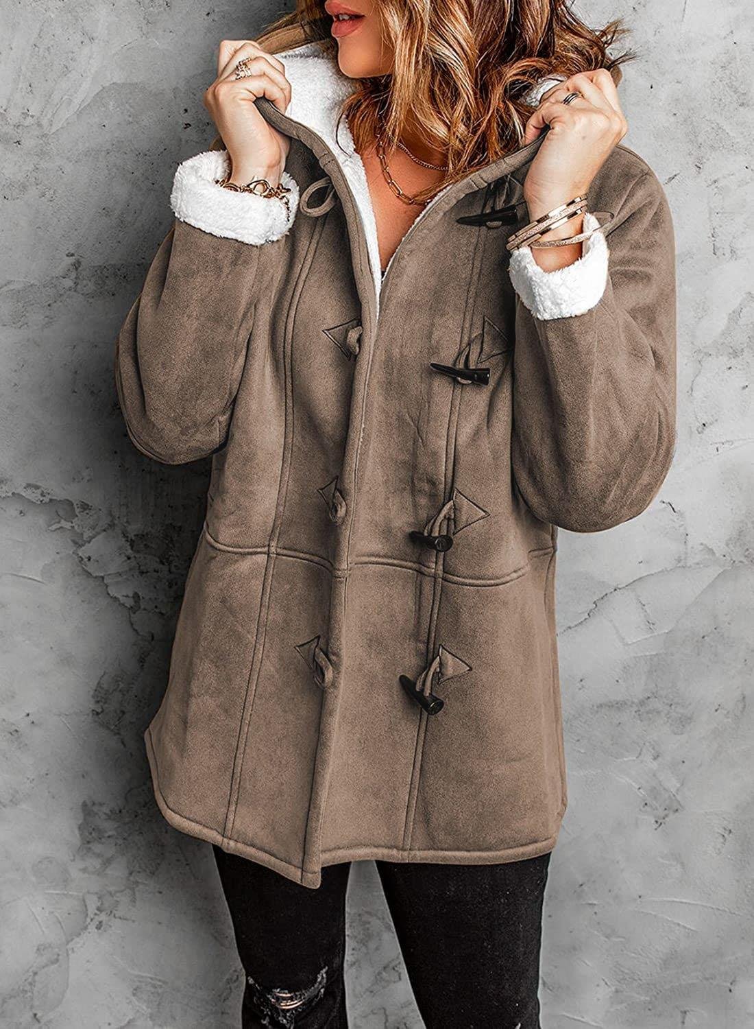 Elena – Ultra-weiches Fleece-Jacke mit Kapuze